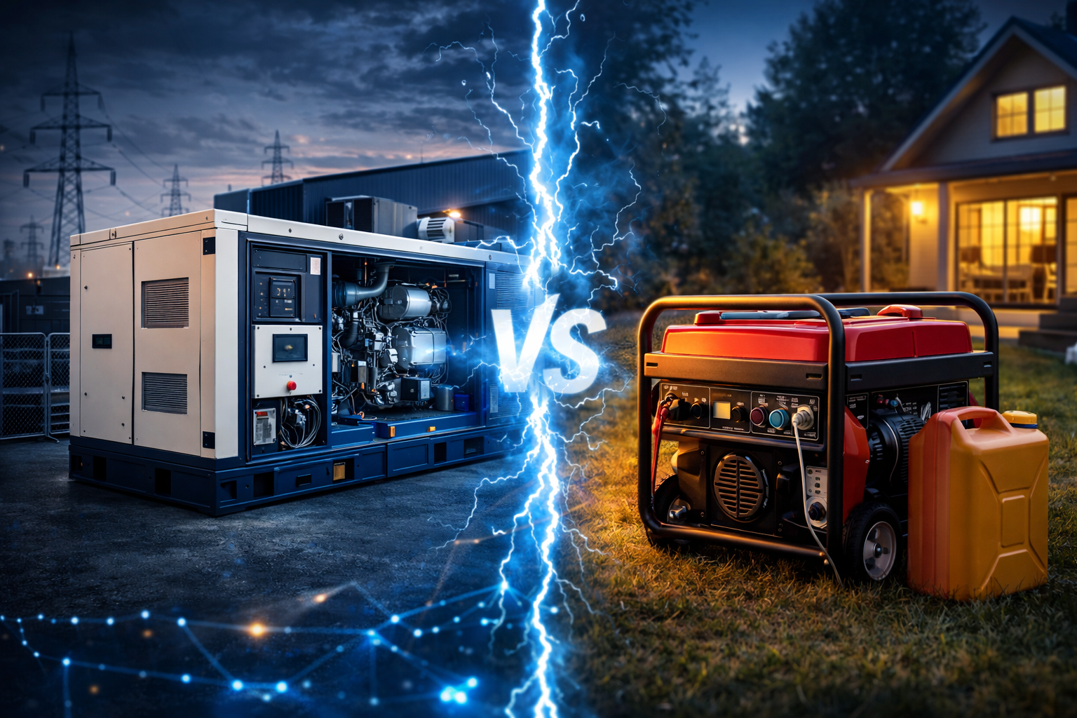 Dizel generator vs benzin generator — hansını seçməli?