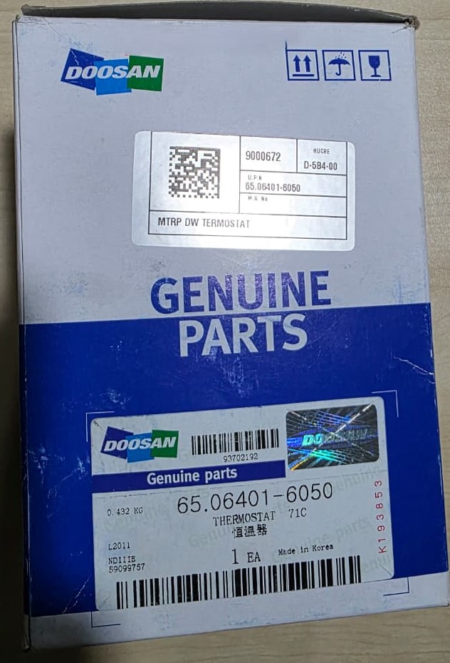 Termostat - Doosan - 65.06401-6050
