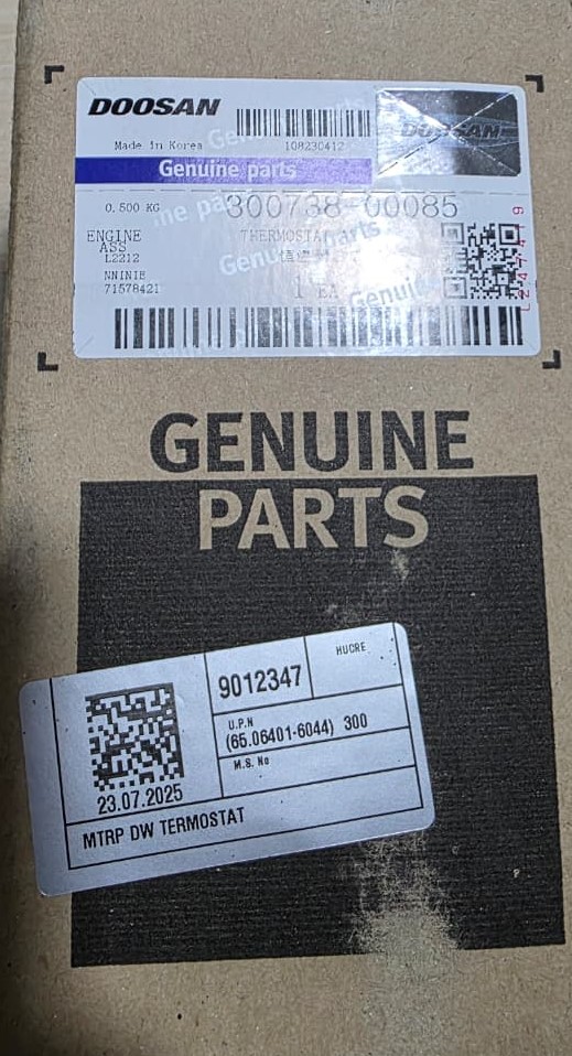 Termostat - Doosan - 300738-00085 - 9012347
